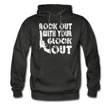 Load image into Gallery viewer, Rock Out With Your Glock Out Hoodie - charcoal grey
