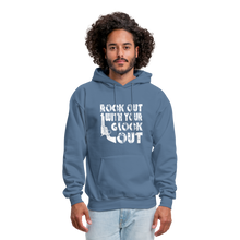 Load image into Gallery viewer, Rock Out With Your Glock Out Hoodie - denim blue
