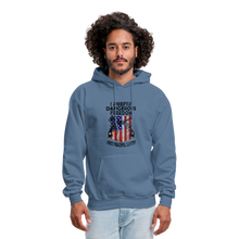 Load image into Gallery viewer, I Prefer Dangerous Freedom Hoodie - denim blue
