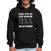 Load image into Gallery viewer, The Right Of The People Shall Not Be Infringed Hoodie - black
