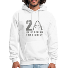 Load image into Gallery viewer, I Will Defend My Rights Hoodie - white
