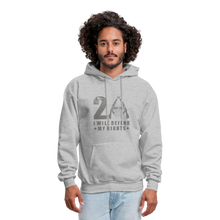Load image into Gallery viewer, I Will Defend My Rights Hoodie - heather gray
