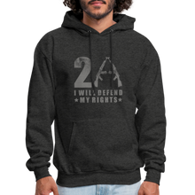 Load image into Gallery viewer, I Will Defend My Rights Hoodie - charcoal grey
