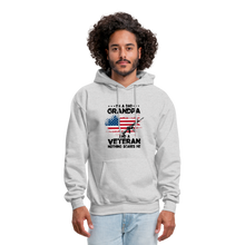 Load image into Gallery viewer, I&#39;m A Veteran Nothing Scares Me Hoodie - ash 
