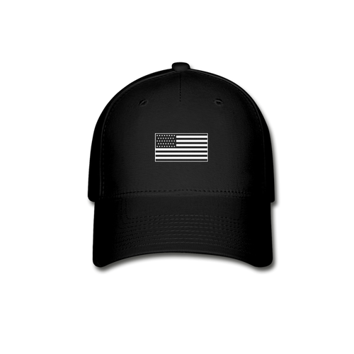American Flag Cap - black