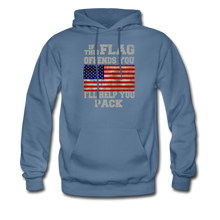 Load image into Gallery viewer, Help You Pack Hoodie - denim blue
