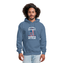 Load image into Gallery viewer, Never Apologize Hoodie - denim blue
