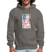 Load image into Gallery viewer, I Love My Flag Hoodie - asphalt gray
