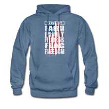 Load image into Gallery viewer, I Love My Flag Hoodie - denim blue
