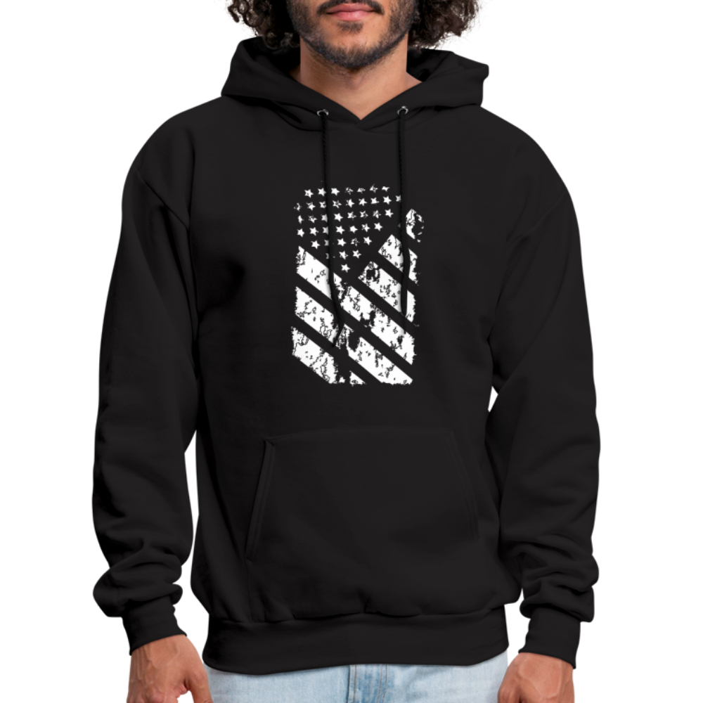 Graffiti Flag Hoodie - black