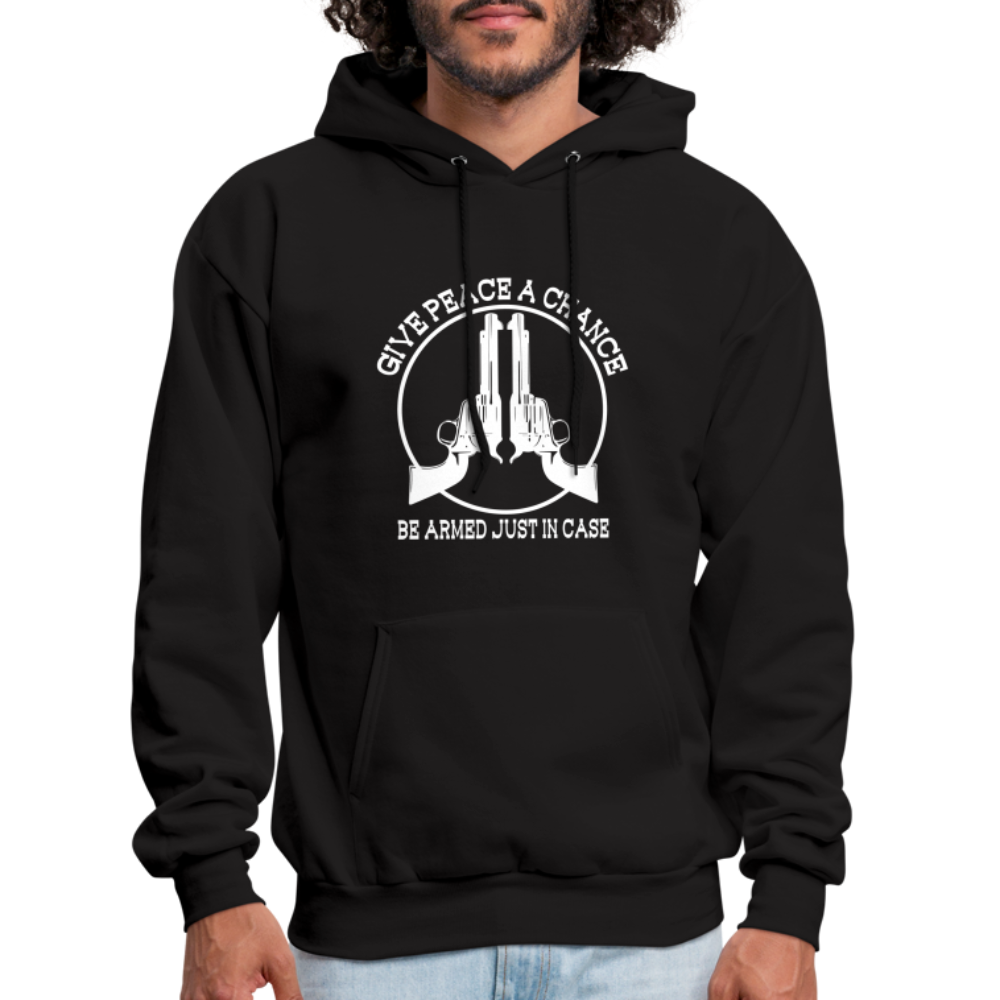 Give Peace A Chance Hoodie - black
