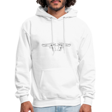 Load image into Gallery viewer, Guns Don&#39;t Kill People Hoodie - white
