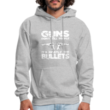 Load image into Gallery viewer, Guns Don&#39;t Kill People Hoodie - heather gray
