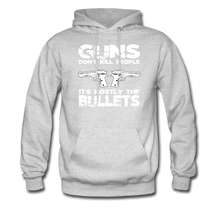 Load image into Gallery viewer, Guns Don&#39;t Kill People Hoodie - ash 
