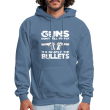 Load image into Gallery viewer, Guns Don&#39;t Kill People Hoodie - denim blue
