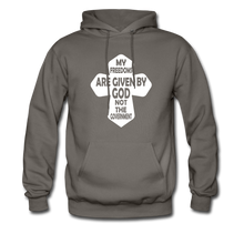 Load image into Gallery viewer, My Freedoms Are Given By God Hoodie - asphalt gray
