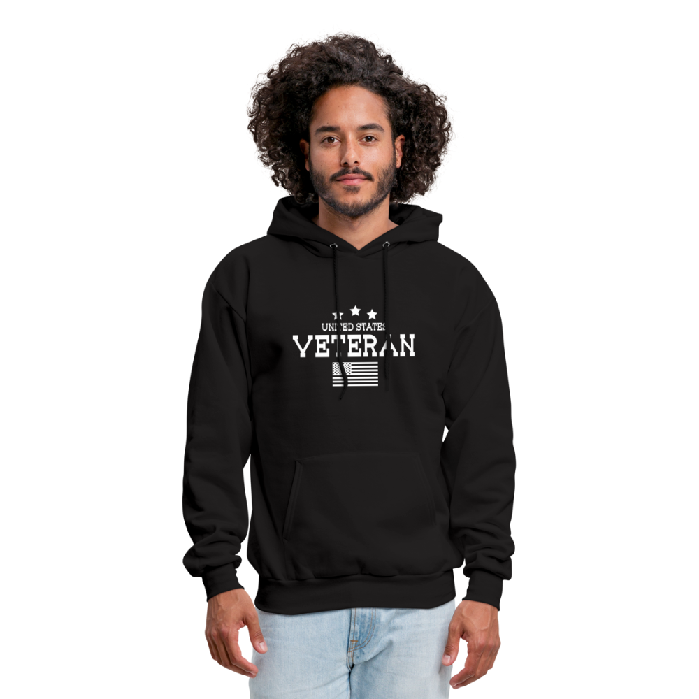 United States Veteran Hoodie - black