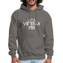 Load image into Gallery viewer, United States Veteran Hoodie - asphalt gray
