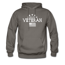 Load image into Gallery viewer, United States Veteran Hoodie - asphalt gray
