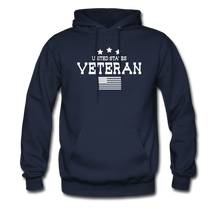 Load image into Gallery viewer, United States Veteran Hoodie - navy
