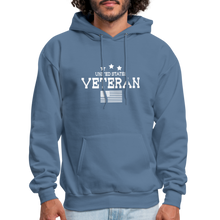 Load image into Gallery viewer, United States Veteran Hoodie - denim blue
