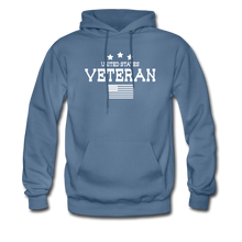 Load image into Gallery viewer, United States Veteran Hoodie - denim blue
