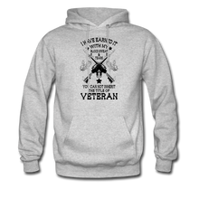 Load image into Gallery viewer, I Have Earned It With My Blood, Sweat &amp; Tears Hoodie - heather gray
