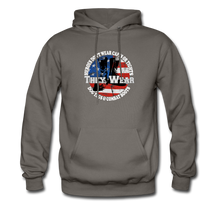 Load image into Gallery viewer, Heroes Don&#39;t Wear Capes Hoodie - asphalt gray
