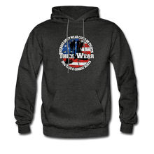 Load image into Gallery viewer, Heroes Don&#39;t Wear Capes Hoodie - charcoal grey

