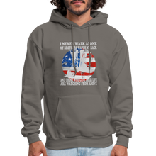 Load image into Gallery viewer, My Brothers Watch My Back Hoodie - asphalt gray
