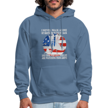 Load image into Gallery viewer, My Brothers Watch My Back Hoodie - denim blue
