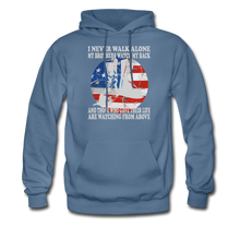 Load image into Gallery viewer, My Brothers Watch My Back Hoodie - denim blue
