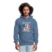 Load image into Gallery viewer, My Brothers Watch My Back Hoodie - denim blue
