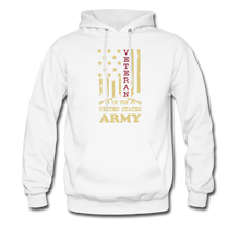 Load image into Gallery viewer, Veteran of the United States Army Hoodie - white
