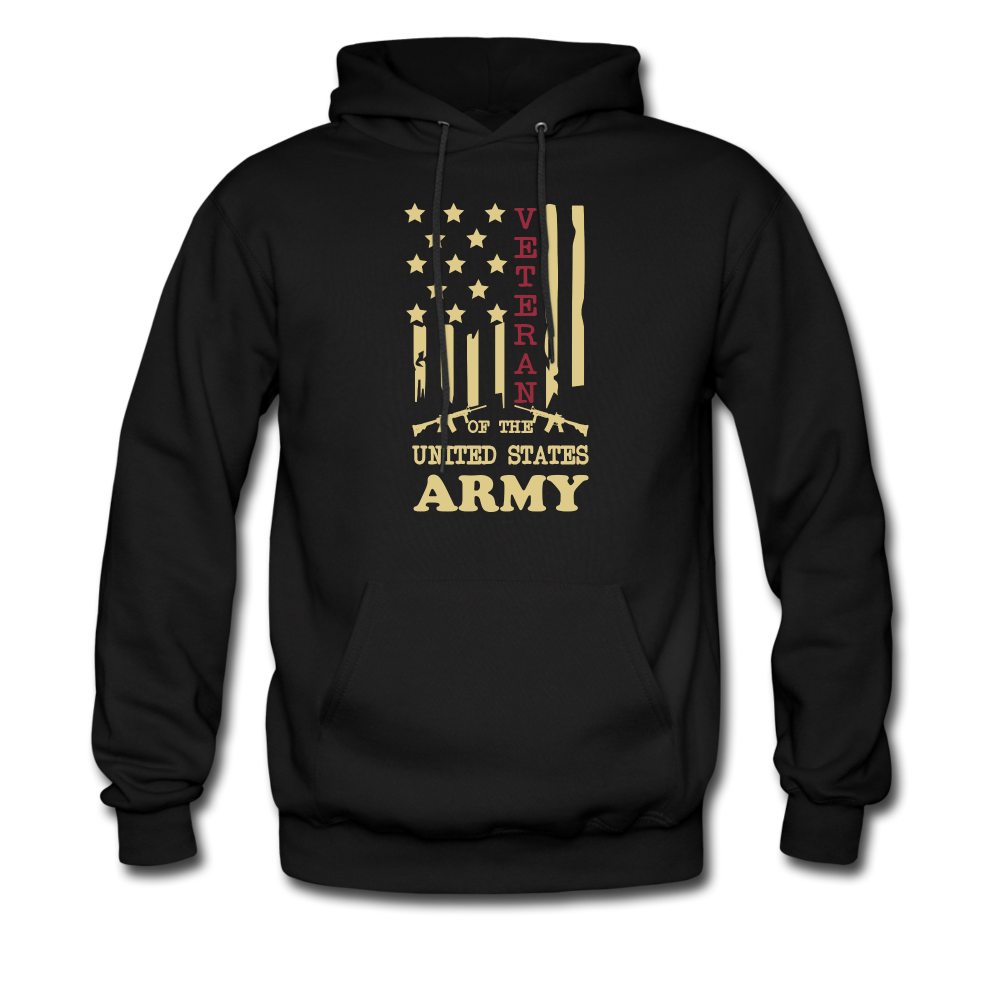 Veteran of the United States Army Hoodie - black
