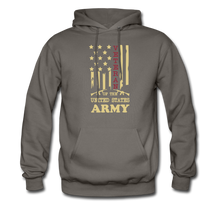 Load image into Gallery viewer, Veteran of the United States Army Hoodie - asphalt gray
