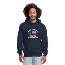 Load image into Gallery viewer, My Rights Don&#39;t End Where Your Feelings Begin Hoodie - navy
