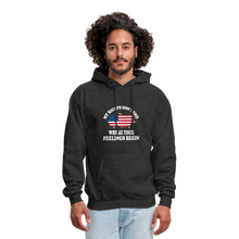 Load image into Gallery viewer, My Rights Don&#39;t End Where Your Feelings Begin Hoodie - charcoal grey
