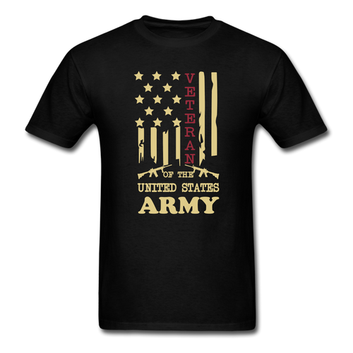 Veteran of the United States Army T-Shirt - black