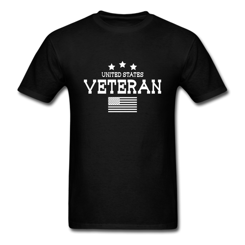 United States Veteran T-Shirt - black