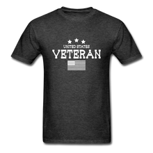 Load image into Gallery viewer, United States Veteran T-Shirt - heather black
