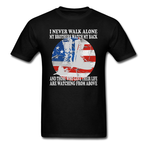 My Brothers Watch My Back T-Shirt - black