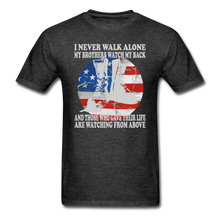 Load image into Gallery viewer, My Brothers Watch My Back T-Shirt - heather black
