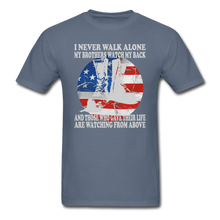 Load image into Gallery viewer, My Brothers Watch My Back T-Shirt - denim
