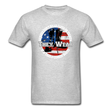 Load image into Gallery viewer, Heroes Don&#39;t Wear Capes T-Shirt - heather gray
