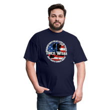 Load image into Gallery viewer, Heroes Don&#39;t Wear Capes T-Shirt - navy
