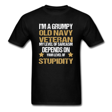 Load image into Gallery viewer, Old Navy Veteran T-Shirt - black
