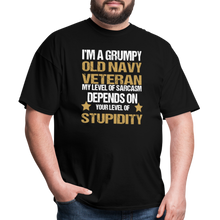 Load image into Gallery viewer, Old Navy Veteran T-Shirt - black
