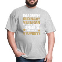 Load image into Gallery viewer, Old Navy Veteran T-Shirt - heather gray

