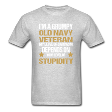 Load image into Gallery viewer, Old Navy Veteran T-Shirt - heather gray
